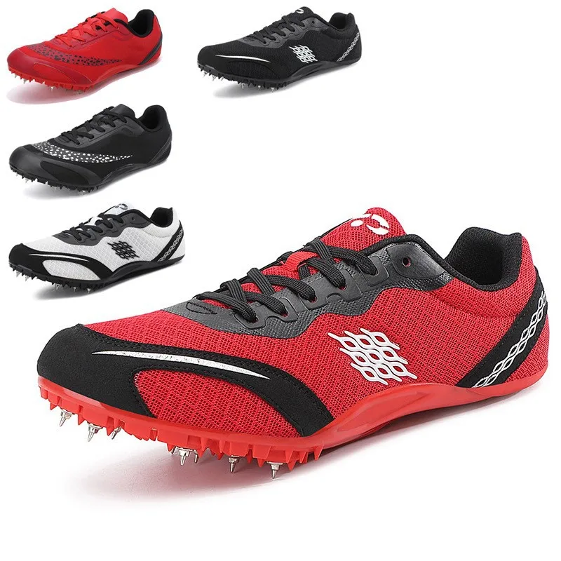 גברים מסלול שדה נשים נעלי דוקרנים נעלי ספורט ספורטאי אימון ריצה קל מירוץ התאמה ספייק נעלי ספורט גודל 36-45 . ' - ' . 0