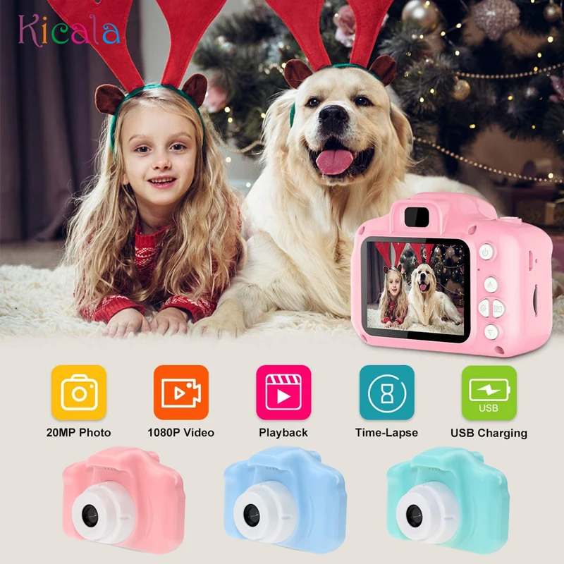 הילדים מצלמה דיגיטלית עבור בנים בנות מתנה מסך HD וידאו דיגיטלית Mini מצלמה עם כרטיס SD 32GB למשך 3-10 שנים מתנת חג המולד . ' - ' . 0