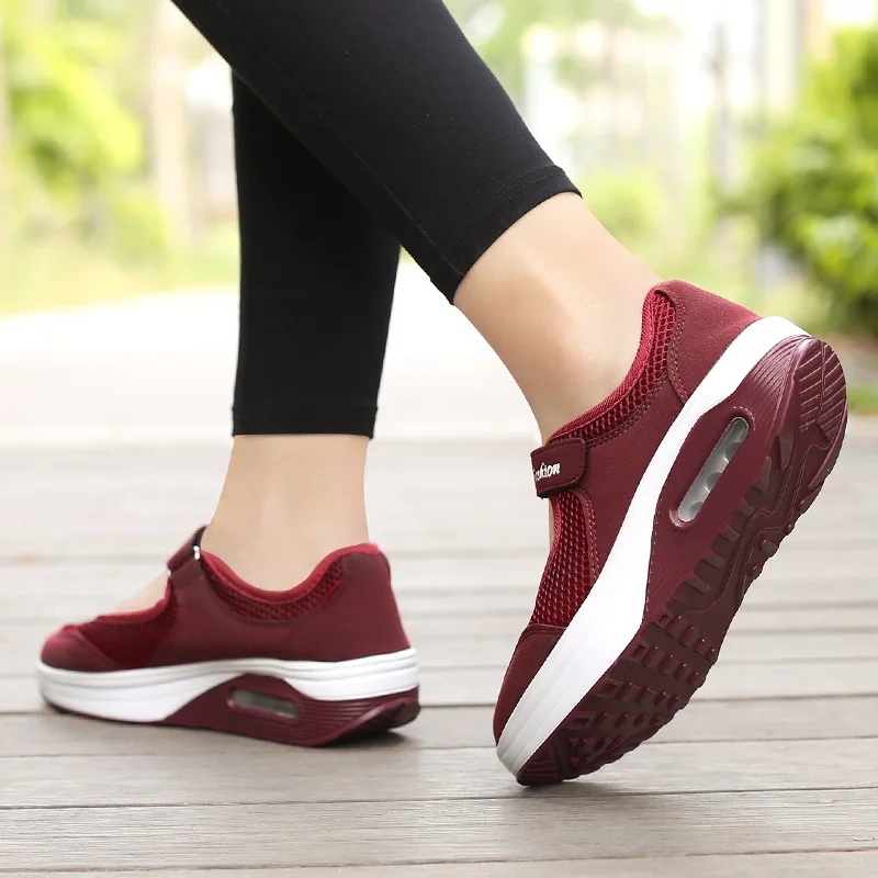 נשים רשת לנשימה נעלי ספורט נעלי נשים 2023 חדש כרית שטוחה נעליים להגדיל נשים מזדמנים ספורט הנעל פאטוס דה Mujer 35-42 . ' - ' . 0