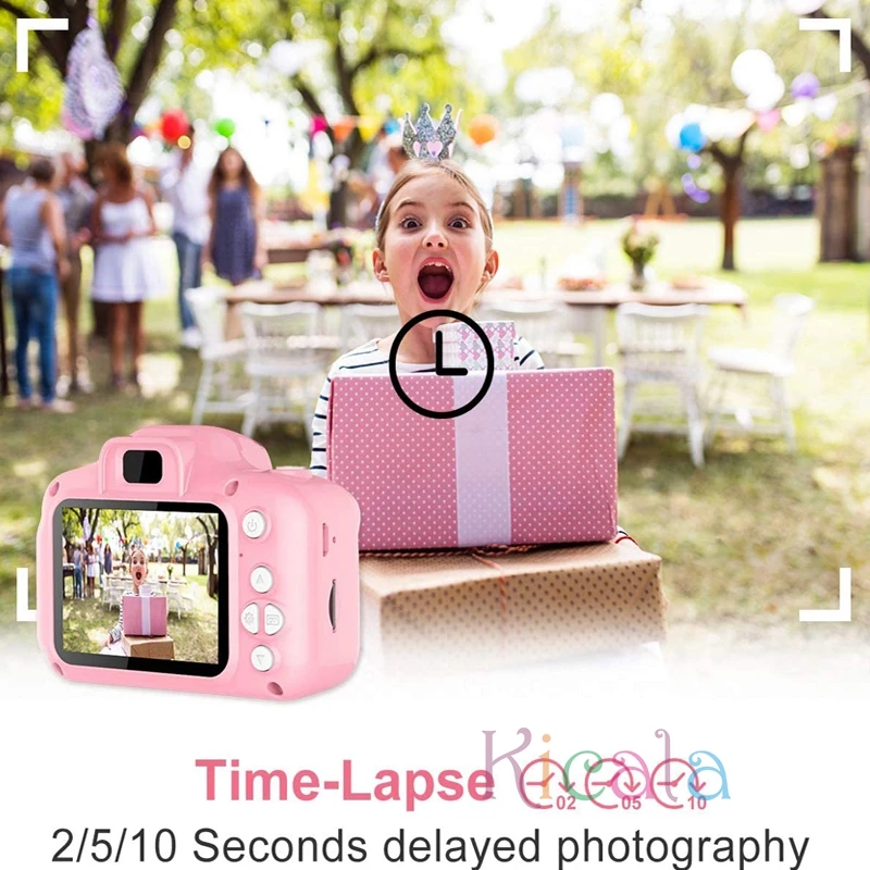 הילדים מצלמה דיגיטלית עבור בנים בנות מתנה מסך HD וידאו דיגיטלית Mini מצלמה עם כרטיס SD 32GB למשך 3-10 שנים מתנת חג המולד . ' - ' . 1