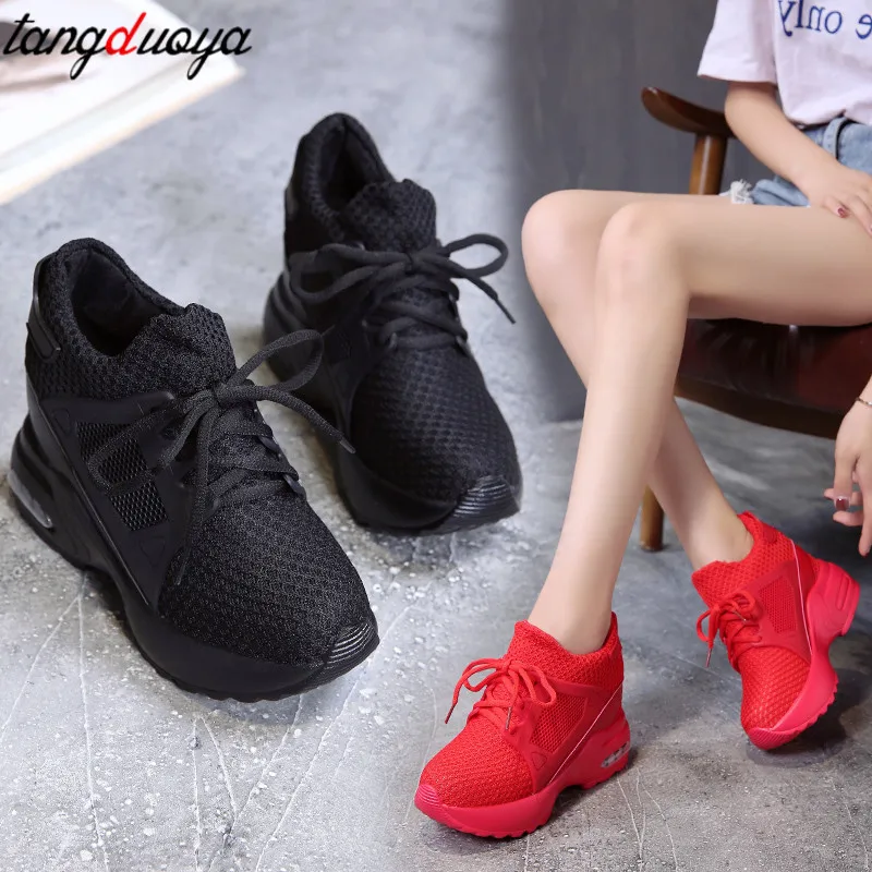 נעלי ספורט לאשה נעלי ספורט פלטפורמה לנשימה רשת נעלי ריצה לנשים 2020 פאטוס פארא correr calzado דפורטיבו mujer . ' - ' . 1