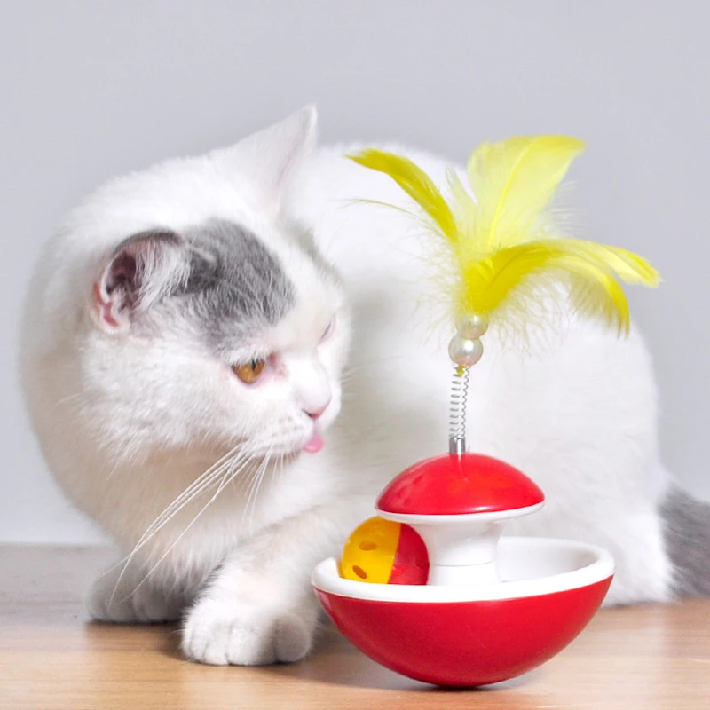 חדש עמיד מצחיק חתול מחמד צעצועים לשעשע את עצמו מימי האהוב נוצה טמבלר עם פעמון קטן חתלתול חתול צעצועים בשביל לתפוס . ' - ' . 2