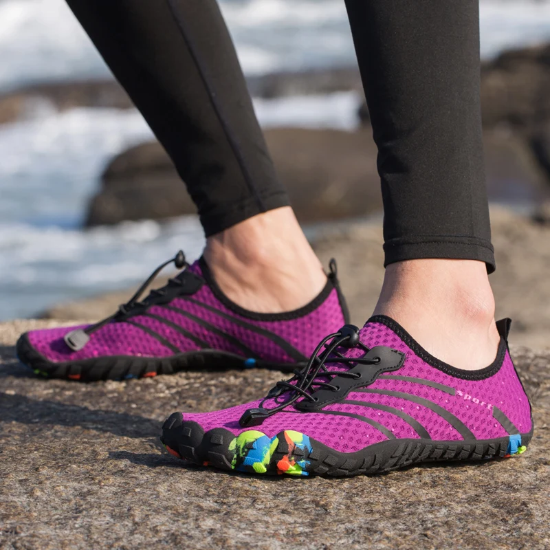 חיצונית החלקה משקל רך נעלי הליכה גברים יוניסקס לנשימה נשים החוף שכשוך נעלי אימונים נעלי ספורט גודל 35-46 . ' - ' . 2