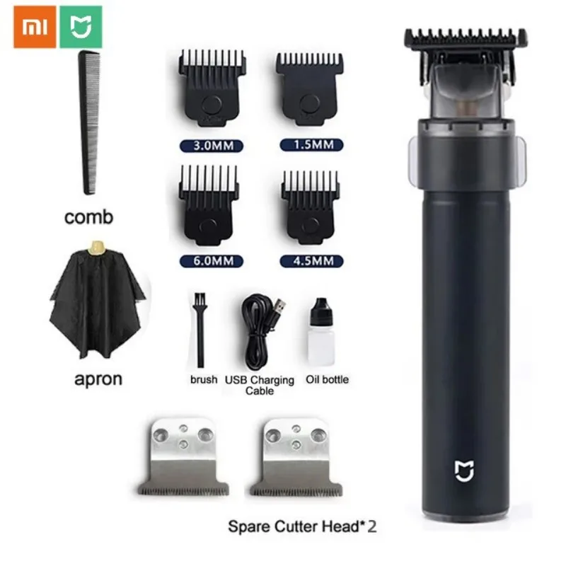 Xiaomi Mijia Bagiator גילוח חשמלית פיסול שמן הראש לדחוף גילוח שיער מכונת חיתוך מקצועית קליפר שיער לגברים T9 . ' - ' . 3