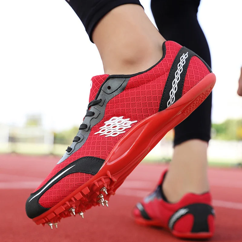 גברים מסלול שדה נשים נעלי דוקרנים נעלי ספורט ספורטאי אימון ריצה קל מירוץ התאמה ספייק נעלי ספורט גודל 36-45 . ' - ' . 3