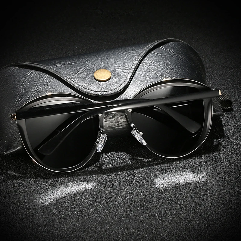 חדש מקוטב משקפי שמש קלאסי בציר גברים משקפי שמש אנטי-מראה מהורהר נשים הדלת משקפי שמש משקפי אופנה Uv400 . ' - ' . 3