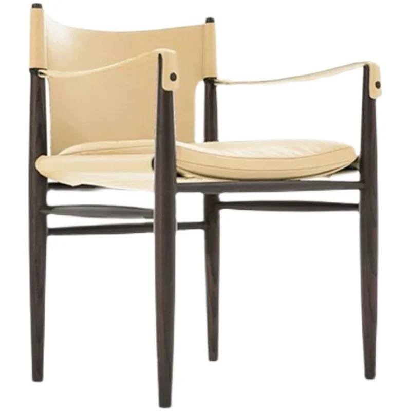 עיצוב כסאות משרדיים מתקדמים עור יוקרה איפור מינימליסטי הכיסא Nordic Lounge יצירתי Sillasn מסעדה רהיטים . ' - ' . 3