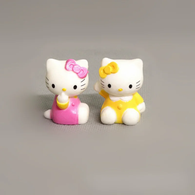אנימה Sanrio דמויות מצוירות הלו קיטי לוויה חתול זוג נשוי דגם צעצוע של בובת דמויות לאסוף קישוטים ילדים מתנות . ' - ' . 5