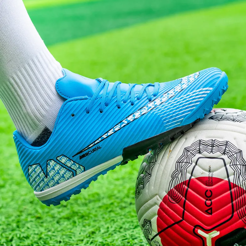 נעלי כדורגל של גברים מבוגרים נוער נעלי כדורגל חיצוני דשא נוער האקדמיה אימון ספורט סופר אור כדורגל נעלי ספורט TF/FG . ' - ' . 5