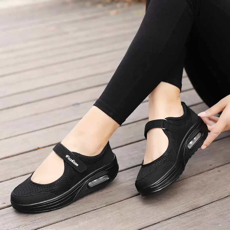 נשים רשת לנשימה נעלי ספורט נעלי נשים 2023 חדש כרית שטוחה נעליים להגדיל נשים מזדמנים ספורט הנעל פאטוס דה Mujer 35-42 . ' - ' . 5