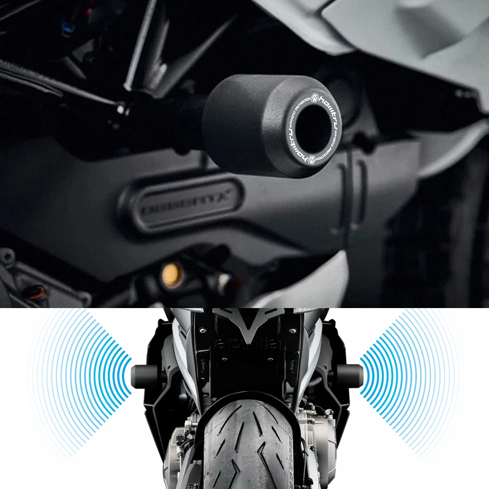 תאונת האופנוע הגנה משטח סלילים עבור דוקאטי המדבר X 2022+ . ' - ' . 5