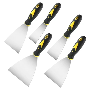 5Pcs מרק סט סכינים 1.5/2/3/4/5 אינץ גבס סט סכינים נירוסטה ניקוי חפירה בשביל להסיר את הטפט