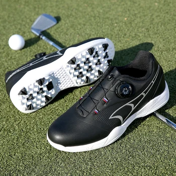 ניו גברים של נעלי גולף עמיד למים החלקה נעלי ספורט נשים חיצונית גולף נעלי גודל גדול 37-46 גולף נעלי גברים