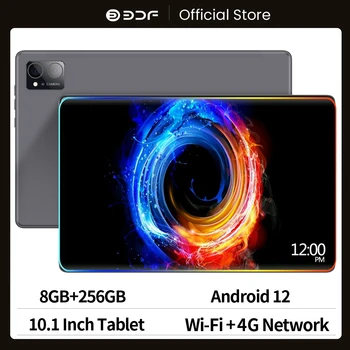 10.1 Inch Tablet PC עשר Core 8GB 256GB RAM ROM 4G LTE רשת הטלפון 2000x1200 HD טבליות Bluetooth WiFi GPS Tablet PC Android12