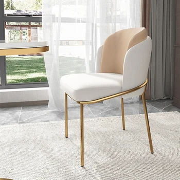 חדר השינה מרגיעה האוכל כיסא משרדי המודרנית שולחן איפור מעצב האוכל כיסא רך מטבח Silla נורדיקה עיצוב רהיטים