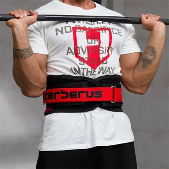 סרברוס המותניים מאמן כושר, אביזרי ספורט בטיחות פיתוח גוף Powerlifting המותניים תמיכה אימון Musculation כושר חגורה עבור גברים