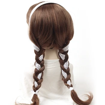 נשים תחרה, סרט לשיער האופנה זמן ציציות רחב טורבן Headwrap Hairband קלאסי אביזרי שיער לילדות הגומיות