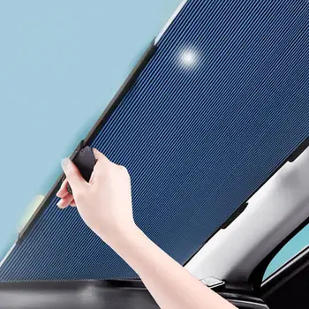 חלון המכונית אנטי UV נשלף מתקפל השמשה שמשיה כיסוי מגן המסך מסך בידוד חום הגנת UV