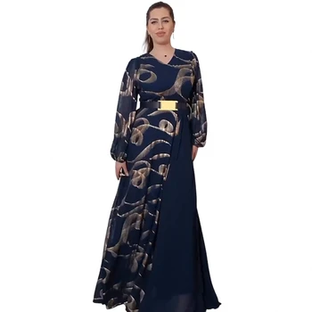 רמדאן Abaya דובאי, טורקיה האסלאם ערבית השמלה Kaftans נשים מוסלמיות לבוש גלימה Marocain החלוק Musulmane הארוך פאטאל Vestido