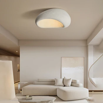 סקנדינבי מינימליסטי הוואבי-סאבי הרוח Led מנורות תקרה נברשת הברק הסלון לחדר האוכל עיצוב הבית השינה האורות במקום.