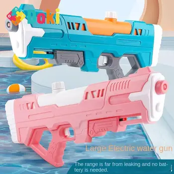 DokiToy ילדים גדולים למשוך אוויר בלחץ מים אקדח סיטונאי קיבולת לטווח ארוך קיץ חיצונית מתיז מים פסטיבל צעצועים