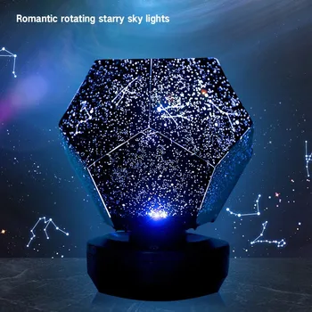 כוכב שמיים מאסטר מקרן LED קסם מנורת לילה פלנטריום אסטרו-כוכבים Galaxy Star לילה אור קישוט חדר השינה ילדים מתנה