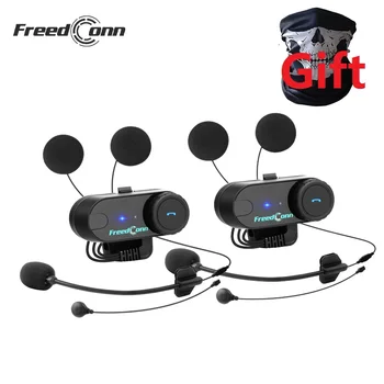 FreedConn T-COM VB Bluetooth קסדת אופנוע אוזניות 800 האינטרקום הפנימי רדיו FM אופנוע אוזניות אוזניות עמיד למים
