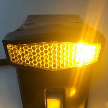 1pc אופנוע אור אחורי LED פנס אחורי מנהל רישוי המנורה לעצור אות אור בלם DC12V אדום אמבר מנורת LED חלקים