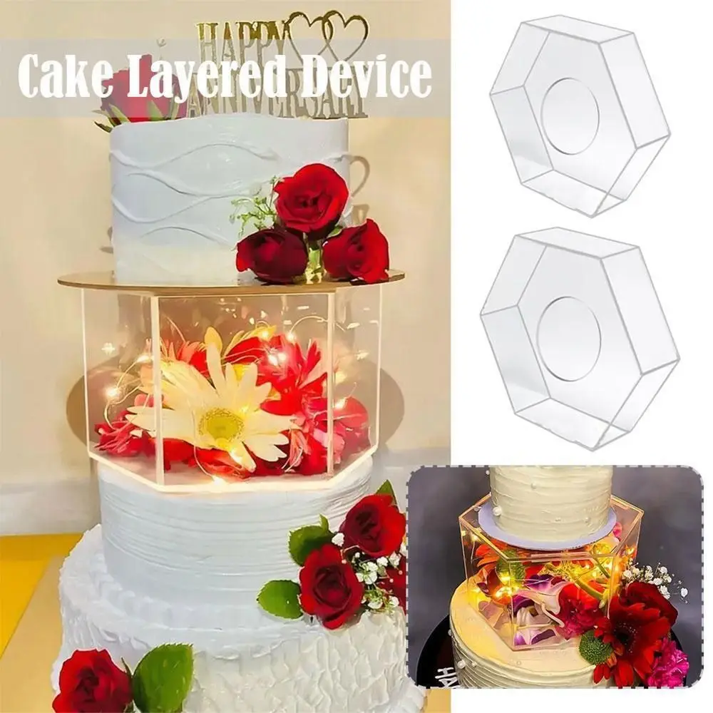 DIY המפלגה ציוד קצה חלקה שקוף עוגה לוח התצוגה עוגה לעמוד העוגה לאפייה כלים ליום הולדת|חתונה . ' - ' . 0