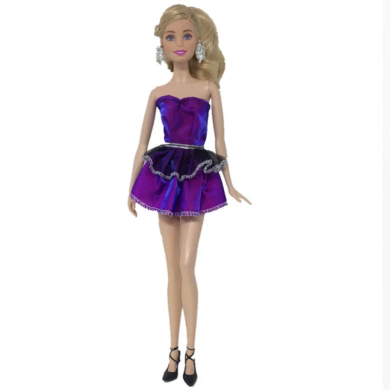7pcs/lot אופנה 1/6 בובת בגדים עבור ברבי הנסיכה אופנה בובה ללבוש מזדמנים שמלת מסיבת עבור BJD בובות אביזרים לילדים צעצועים . ' - ' . 1
