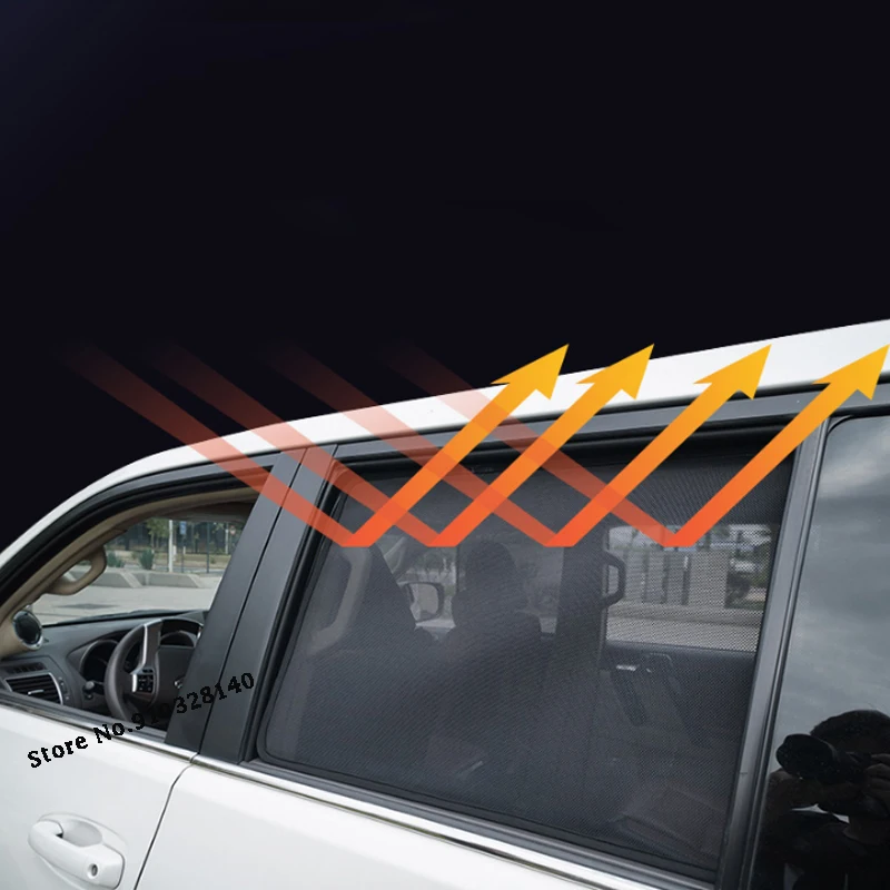 על מאזדה 3 Axela 2014 2015 2016 2017 2018 המכונית בצד החלון שמשיה רשת וילונות הגנת UV מגן השמש רשת מגן שמש . ' - ' . 1
