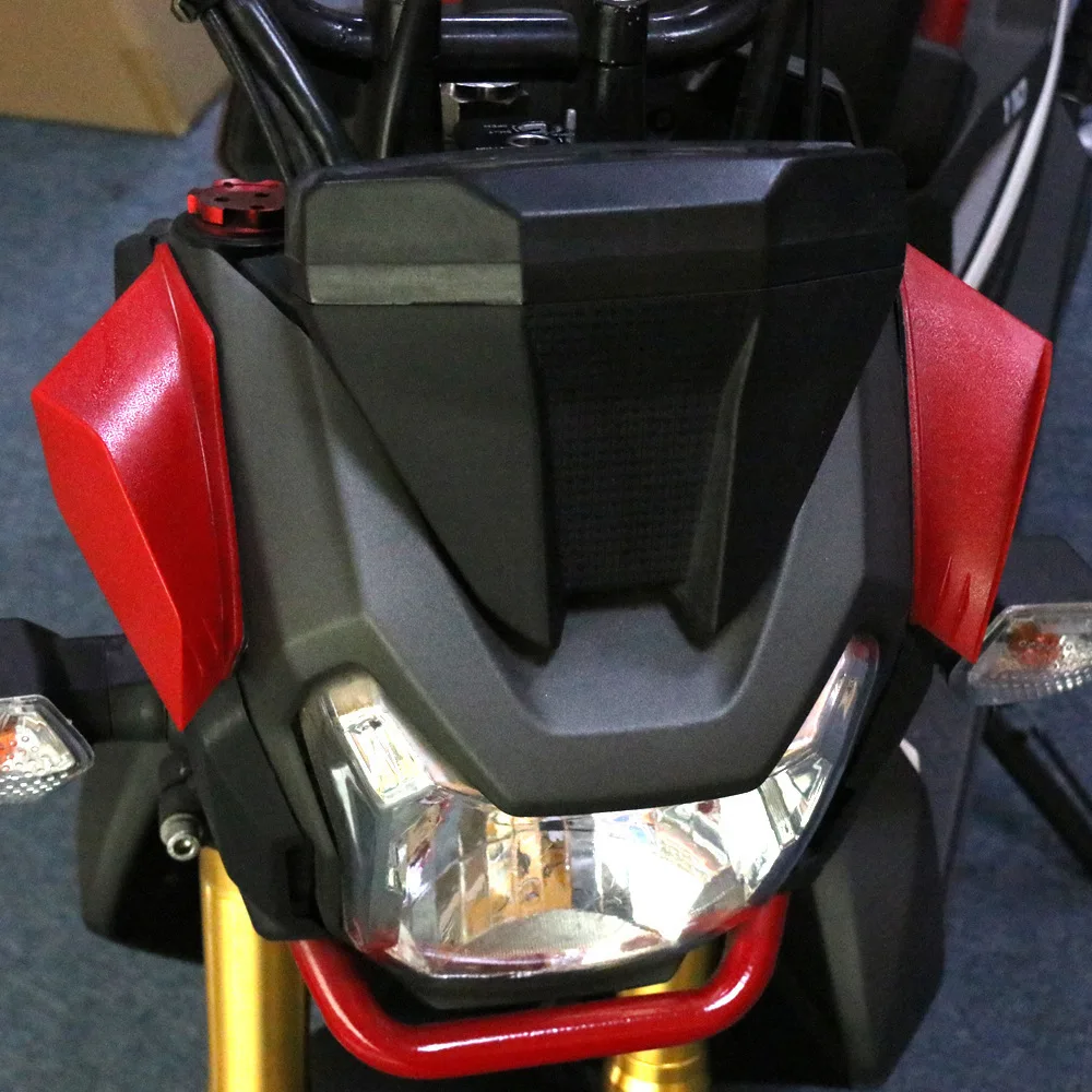 1Pair אופנוע אווירודינמי Winglets ספוילר אגף הערכה מעשי דבק אגף הונדה סוזוקי Yamaha Kawasaki ב. מ. וו אביזרים . ' - ' . 2