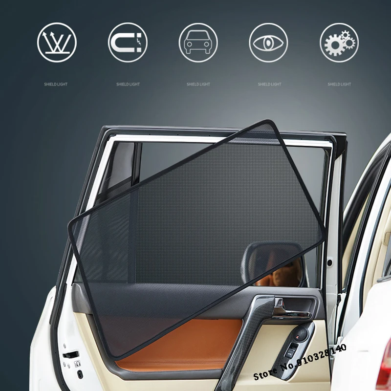 על מאזדה 3 Axela 2014 2015 2016 2017 2018 המכונית בצד החלון שמשיה רשת וילונות הגנת UV מגן השמש רשת מגן שמש . ' - ' . 2
