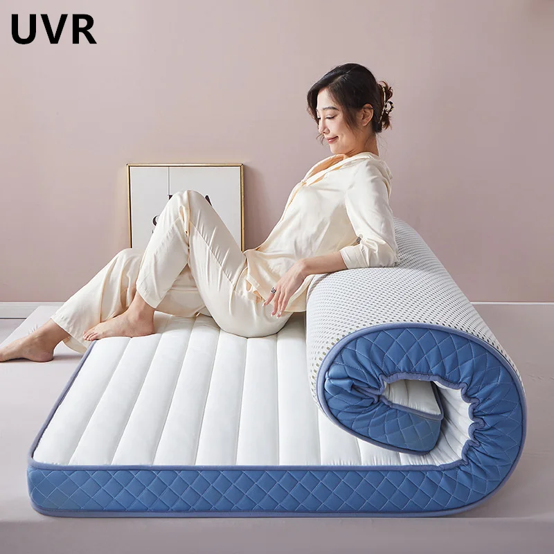 UVR טאטאמי משטח מיטה סרוגים כותנה לטקס הליבה הפנימית תלת מימדי המזרון מלון Homestay החלקה הרצפה מחצלת בגודל מלא . ' - ' . 3
