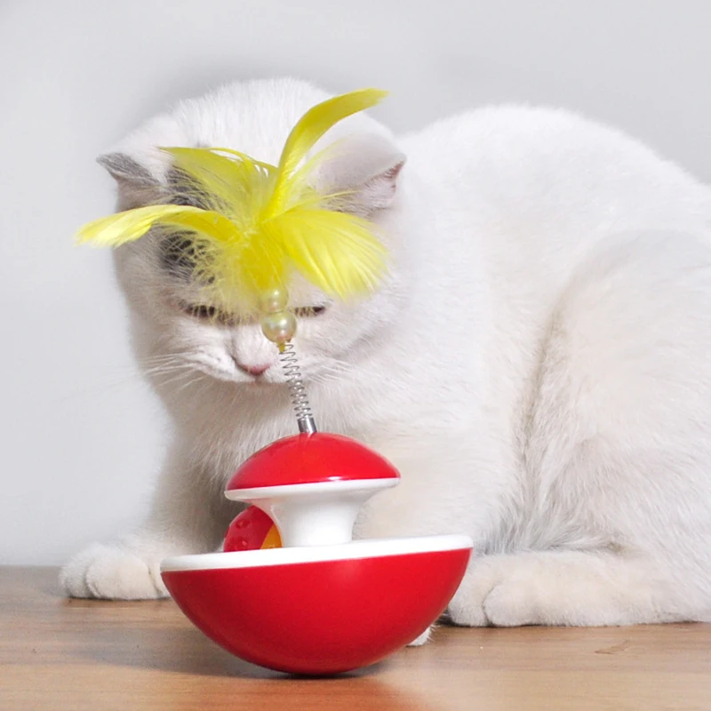 חדש עמיד מצחיק חתול מחמד צעצועים לשעשע את עצמו מימי האהוב נוצה טמבלר עם פעמון קטן חתלתול חתול צעצועים בשביל לתפוס . ' - ' . 3