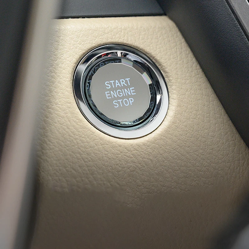 עבור טויוטה קאמרי אבלון Rav4 היילנדר המכונית קריסטל הפעלת מנוע מפסק כיבוי לחצן ABS חיפוי הצתה בכפתור אביזרי רכב . ' - ' . 3
