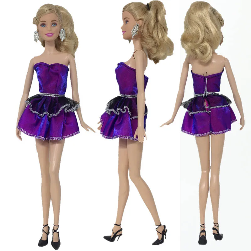 7pcs/lot אופנה 1/6 בובת בגדים עבור ברבי הנסיכה אופנה בובה ללבוש מזדמנים שמלת מסיבת עבור BJD בובות אביזרים לילדים צעצועים . ' - ' . 4