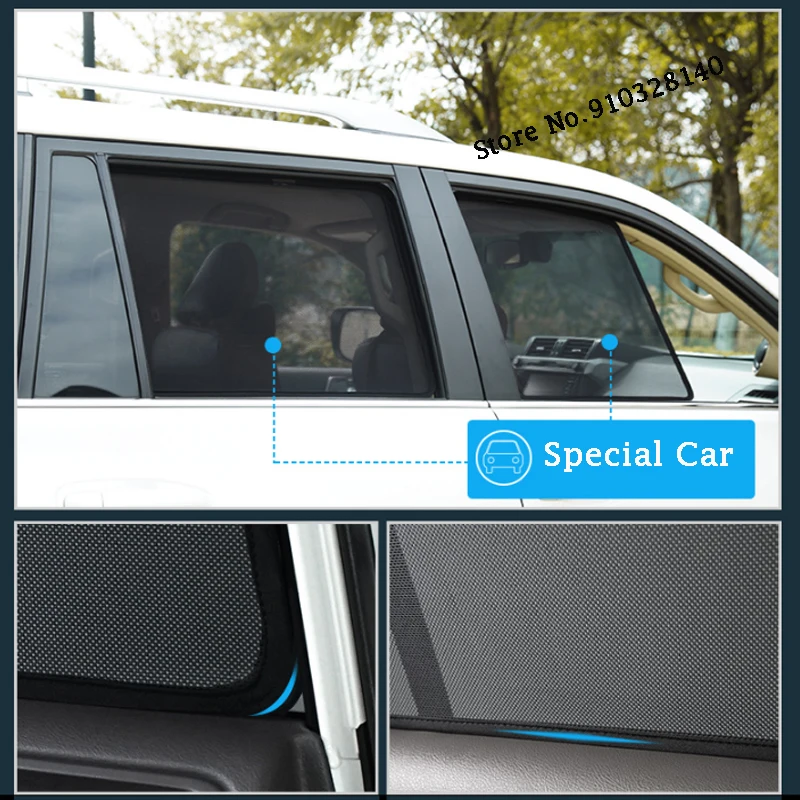 על מאזדה 3 Axela 2014 2015 2016 2017 2018 המכונית בצד החלון שמשיה רשת וילונות הגנת UV מגן השמש רשת מגן שמש . ' - ' . 5
