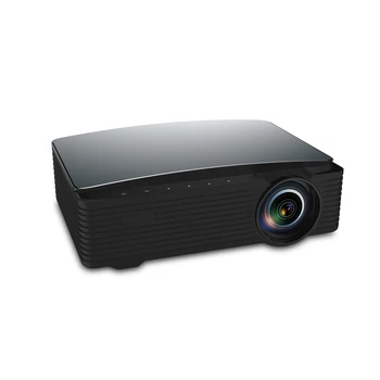 קולנוע ביתי מקרן YG650 (Miracast) מקרן 1080p עם 200 אינץ ' מקרן, מסך 350 ANSI lumens אלקטרוני מיקוד