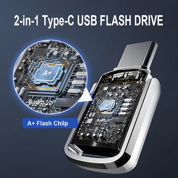מיני USB2.0 מתכת 64GB עסקים אחסון במחשב כונן הבזק מסוג C-חינם מותאם אישית לוגו סילבר עט כונן USB מתנה יצירתית