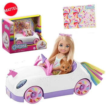 מקורי מאטל בארבי צ ' לסי 6inch בובת קשת חד קרן המכונית עם גור אביזרים צעצועים עבור בנות חינוכי פרופ אוסף