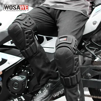 WOSAWE מגן אופנוע Kneepad מוטוקרוס אופנוע ברך רפידות מגן מירוץ שומרים מחוץ לכביש המרפק הגנה