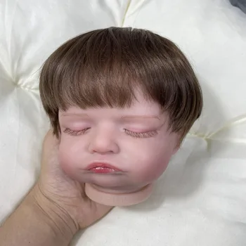 19Inch צייר מחדש את הבובה ערכת רוזלי עם מושרש שיער, בד הגוף לא מורכב DIY חלקי בובות צעצוע
