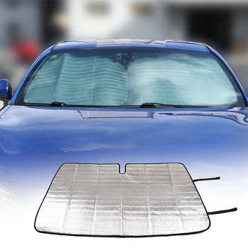 עבור טויוטה 86 סובארו BRZ 2012-2020 המכונית השמשה הקדמית שמשיות צל השמש מכסה עמיד למים בידוד חום כיסוי מגן