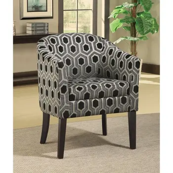 מרחב Adorner מבטא הכיסא, אפור, שחור