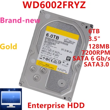 חדש מקורי דיסק קשיח עבור WD מותג זהב 6TB 3.5