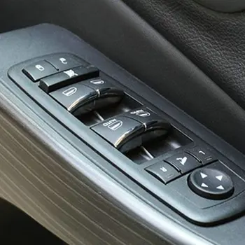 BJMYCYY ABS 7PCS/להגדיר חלון להרים כפתורים לקשט בעיטורים לחפות על ג 'יפ צ' ירוקי אביזרי רכב סטיילינג