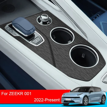 המכונית הפנים מדבקה ZEEKR 001 202-2025 הרמת חלון לוח רישוי ציוד ההגה דלת פנימית סרט מגן אביזר