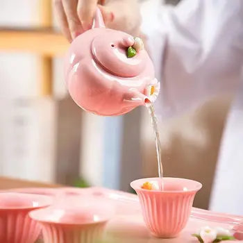 כלי החרס תה אביזרים להגדיר הגביע הארגנטינאי חבר סין טקס במבוק להקציף מגש כוסות סכו 
