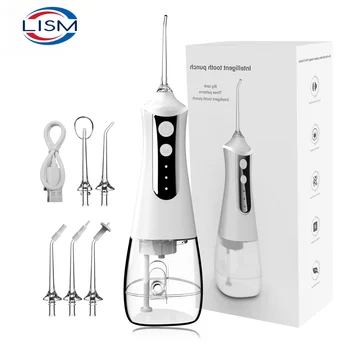 LISM 3 מצבי Oral Irrigator נטענת USB מים דנטלי נייד שיניים מים Flosser סילון 300ml משטף דנטלי השיניים Cleane